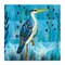 Stupell Industries Standing Crane with Blue Tones Canvas Design by Kay Widdowson